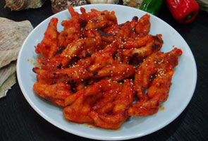 鶏の足焼き