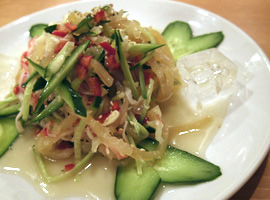 くらげの冷菜